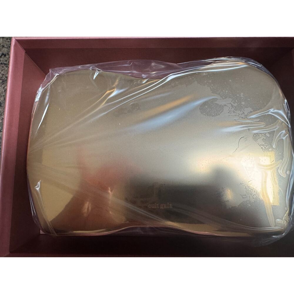 Cult Gaia Reina Clutch Handbag - NWT Brushed Brass - Picture 4 of 15
